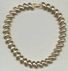 Necklace/Choker Designer Napier Shiney GT Losenge Links