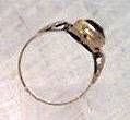 Ring/C.1895 ?Gold W/Large ?Amethyst