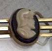 Tie Clip/Designer/Swank W/Male Cameo
