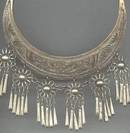 Necklace/Neck Cuff or Plate/Floral Dangles/Middle Eastern