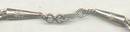 Necklace/Southwest Style 5 Strands Liquid Silver Type