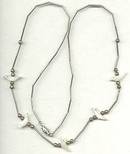 Necklace/Southwest Style ST W/Carved Bird Fetishes
