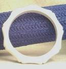 Bracelet/Bangle/Bamboo Shaped Motif/Bright White