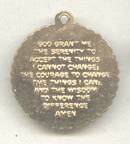 Religious/Pendent/Charm GT Praying Hands/Serinity Prayer