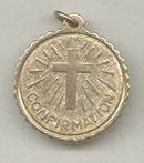 Religious/Confirmation Charm/1/20 12KT GF Made By Leavins Manufactureing Co.