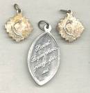 Religious/ ST. Dymphna&2-Tiny Medals