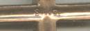Religious/ Gold Topped Cross W/S.&C. Initials