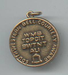 Service Charm/Award/Southwestern Bell Courtesy