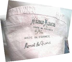 Gloves/Ladies 3/4/Ecru Kid Leather/NeimanMarcus/French