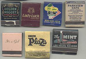 Smoking Items/13 Old Matchbooks and Matchbook Covers(empty)