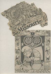 Ephemera/5 Pieces of Newspaper Graphics Mounted on Cardboard/