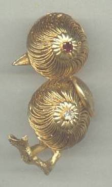 Brooch/Designer/Kramer of New York/Whimsical