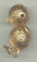 Brooch/Designer/Kramer of New York/Whimsical