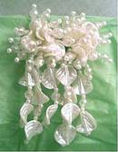 Earrings/Clip Ons/Large-Oversized/Faux Pearl&AB Beads Shoulder Dusters