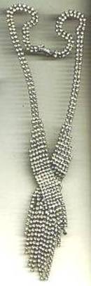 Necklace/C.1930's -1940's Clear Crystal