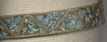Bracelt/Bangle/Inlaid Tuquoise Chips/India