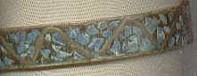 Bracelt/Bangle/Inlaid Tuquoise Chips/India