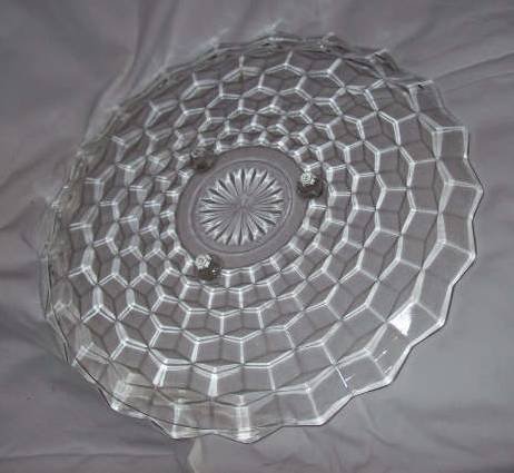 Glass/Cake Plate/American Whitehall by Indiana Glass Co.
