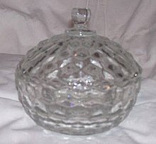 Glass/Covered Candy Dish/American Whitehall by Indiana Glass Co.
