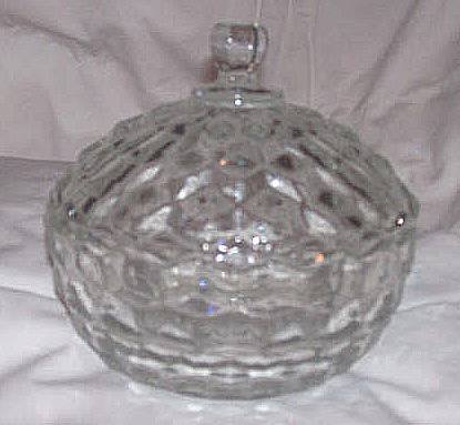 Glass/Covered Candy Dish/American Whitehall by Indiana Glass Co.