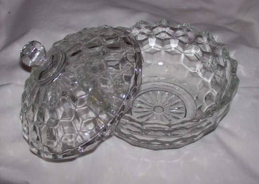 Glass/Covered Candy Dish/American Whitehall by Indiana Glass Co.