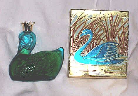 Avon/MIB Royal Swan Unforgetable Cologne Decanter
