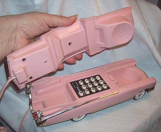 1959 Pink Eldorado Biarritz Cadilac Phone By Telemania