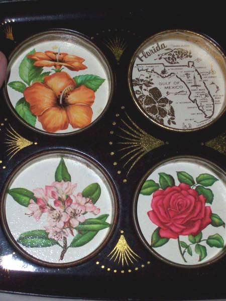 Souvenirs/Florida Tin Drinks Tray With Graphics