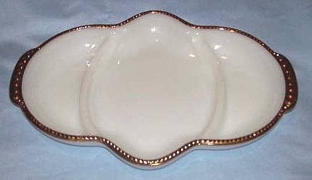 Glass/Fire King Ware/Relish Tray