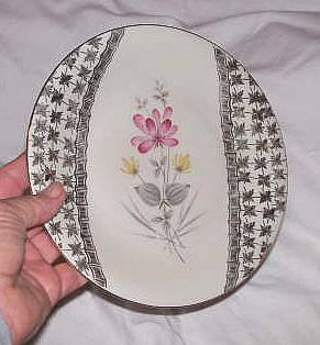 Porcelain/Small Bavarian Winterling Salad Plate