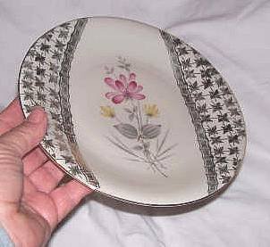 Porcelain/Small Bavarian Winterling Salad Plate