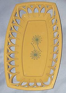 Kitchenware/Burger Basket/Yellow Plastic