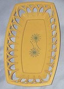 Kitchenware/Burger Basket/Yellow Plastic