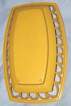 Kitchenware/Burger Basket/Yellow Plastic