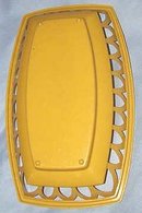 Kitchenware/Burger Basket/Yellow Plastic