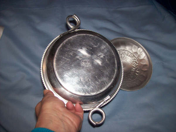 Kitchenware/Small Round Lided Aluminum Bowl/Royal Sealy Japan
