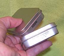 Smoking Item/2 Zippo Tins