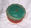 Vanity Items/Celluloid Three Piece Hair Receiver