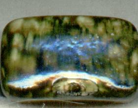 Ring/Moss Agate/Plastic