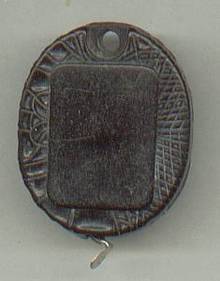 Collectibles/Small Key Ring Tape Measure/Black Molded Plastic