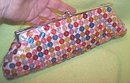 Vintage Designer Handbag/Button Covered Clutch