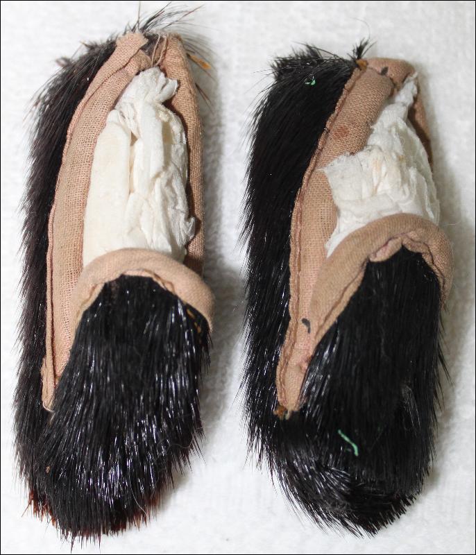 Native American /Alaskan fur doll moccasins