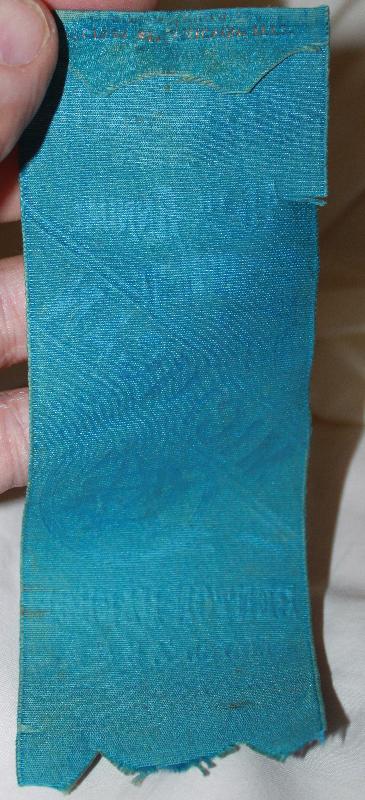 1893 Michigan 15th Benton Harbor Encampment Civil War Union Vetern's Represenitive Ribbon