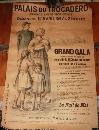 French WWI Benefit Poster Palais Du Trocadero Grande Salle Fetes