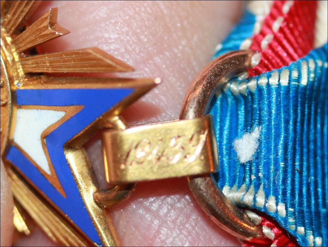 Mollus Civil War Association Gold Memberes Medal with Ribbon