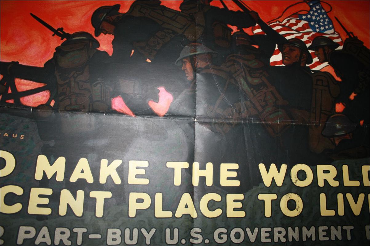 Paus WWI Liberty Loan Poster USA