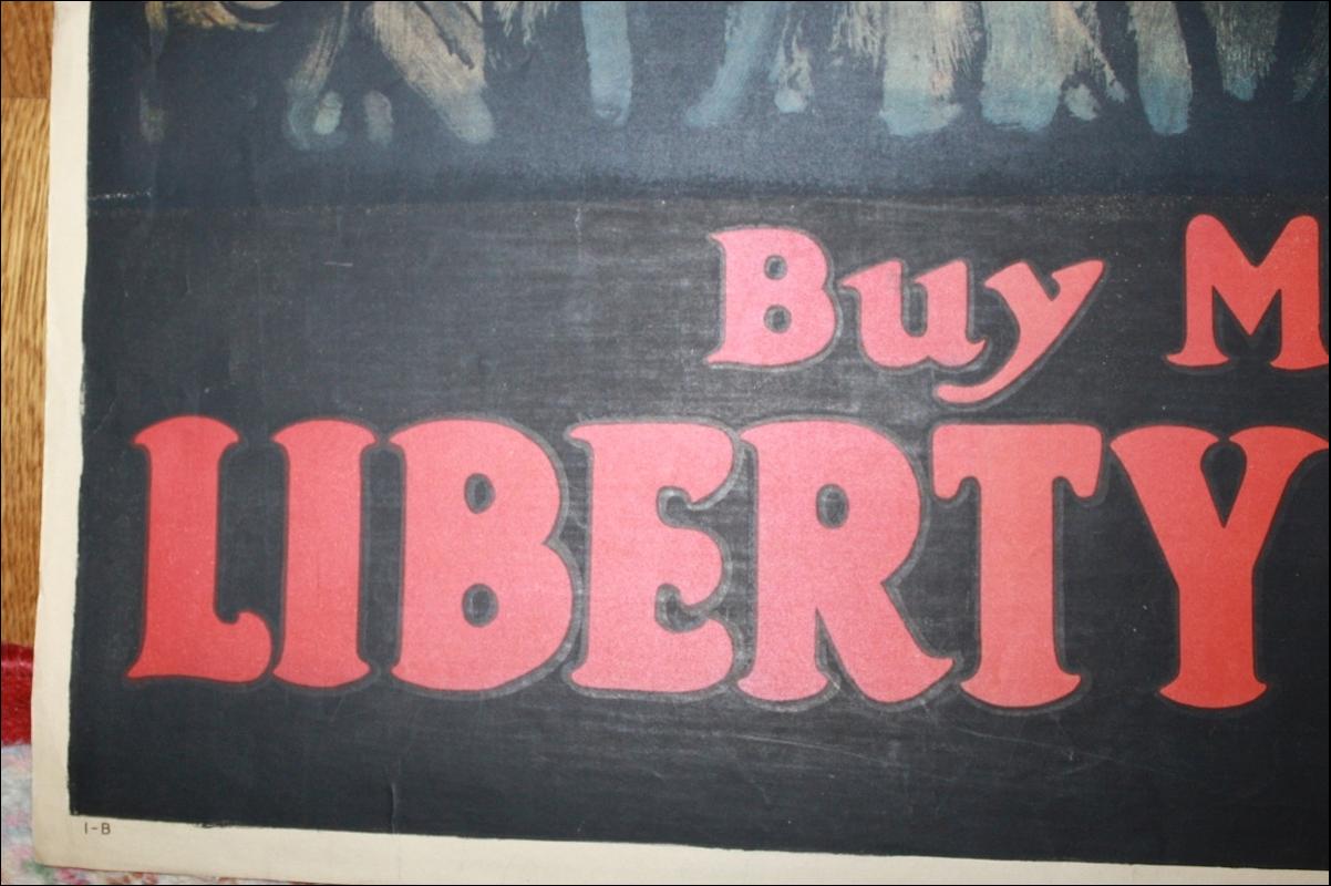 Paus WWI Liberty Loan Poster USA