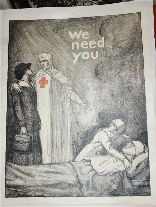 WWI Red Cross Nurse Poster Steiner