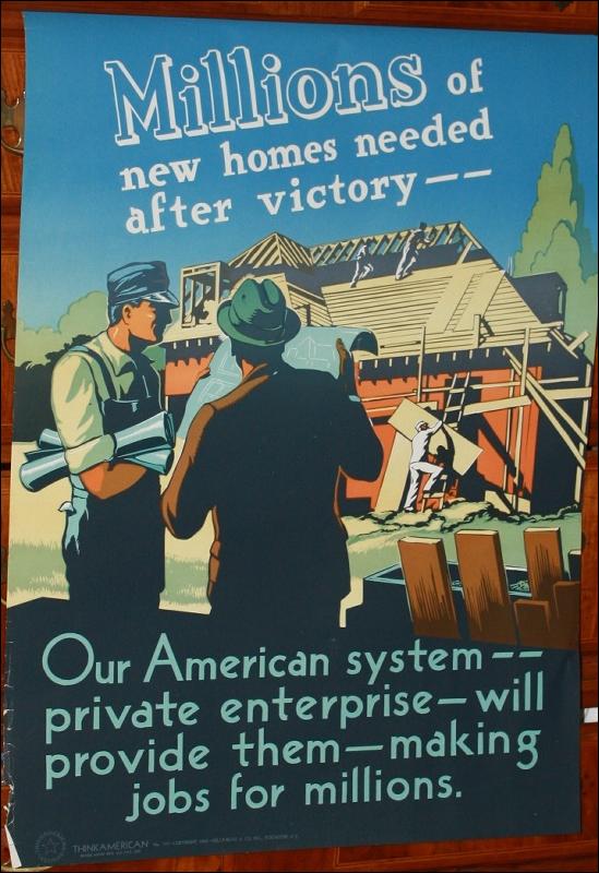 WWII Construction Jobs Poster Rochester NY