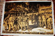 WWI Italian Military Poster by Grippi Giovani